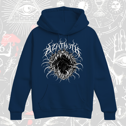 black metal vortex hoodie