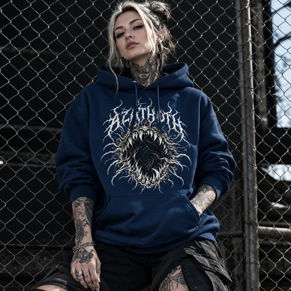 black metal vortex hoodie